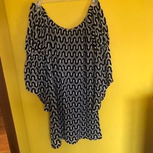 Off the shoulder bell sleeve dress